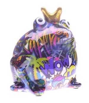 Pomme Pidou - Spaarpot King Frog - Graffiti Freddy, Brooklyn