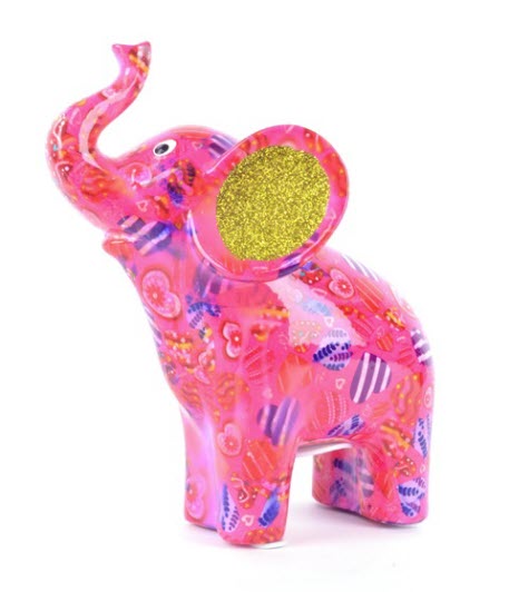 Pomme Pidou - Spaarpot Elephant Darcy, MagicalPink Hearts in Love