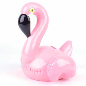 Spaarpot Flamingo, licht roze