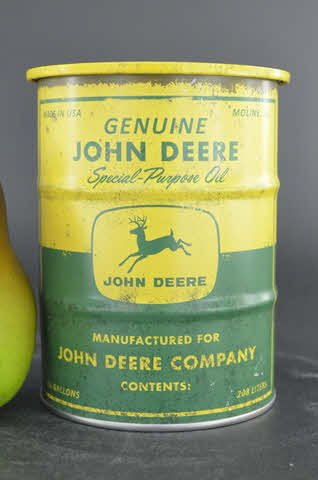 Spaarpot Spaarblik John Deere Oil – Gelicenseerd Oliedrum Design