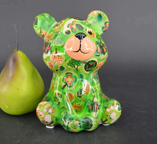 Pomme Pidou R - Spaarpot Teddy Bear Tala, TreeLove GardenGreen