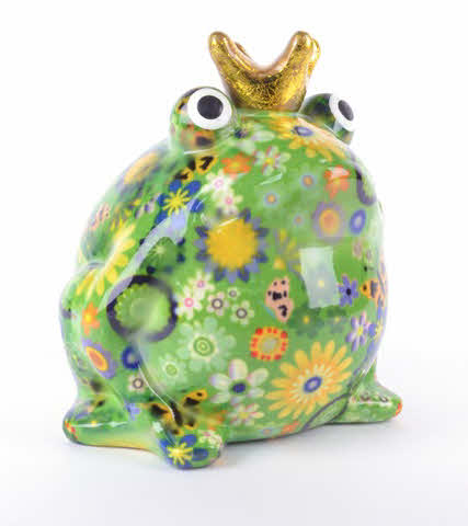 Pomme Pidou - Spaarpot King Frog Freddy, Magic Garden AppleGreen