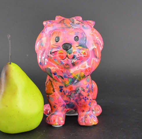 Pomme Pidou R - Spaarpot Lion Marley, Safari Life PoshPink