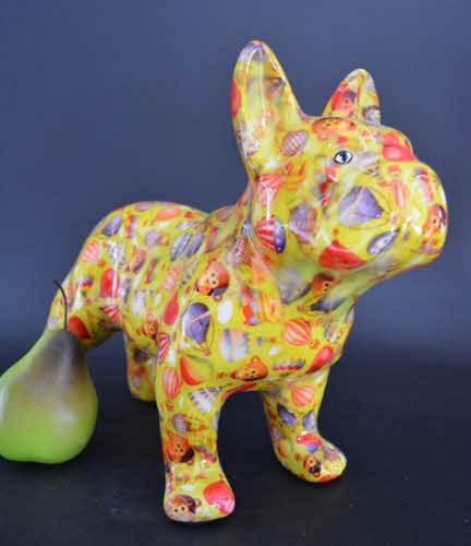 Pomme Pidou L - Spaarpot French Bulldog Jack, AirBalloons GardenGreen 