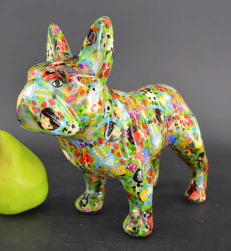 Pomme Pidou M - Spaarpot French Bulldog Jack, Alice in Wonderland FairyGreen