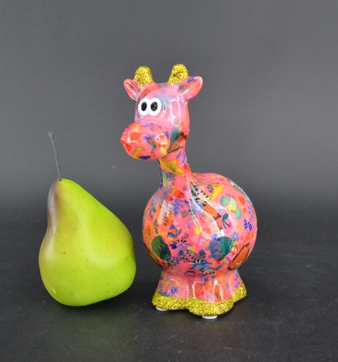 Pomme Pidou R - Spaarpot Giraffe Lola, Safari Life PoshPink