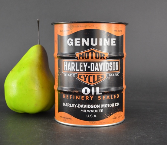 Spaarpot Spaarblik Harley Davidson Oil – Gelicenseerd Olievat Design