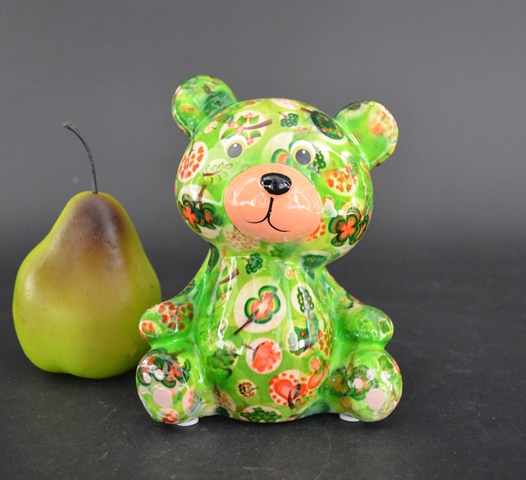 Pomme Pidou R - Spaarpot Teddy Bear Toto, TreeLove GardenGreen