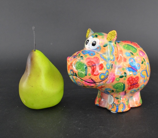 Pomme Pidou R - Spaarpot Hippo Happy, Venetian Sweet Butterflies