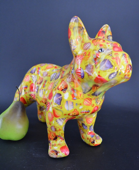 Pomme Pidou - Spaarpot French Bulldog Jack, AirBalloons GardenGreen