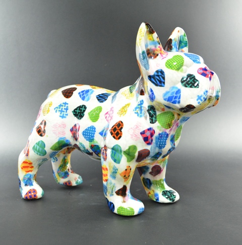 Pomme Pidou - Money box French Bulldog Jack, Graffiti, London