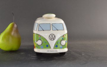 Spaarpot VW T1 Bus Peace – Gelicenseerd VW Product met Regenboog en Surfboard