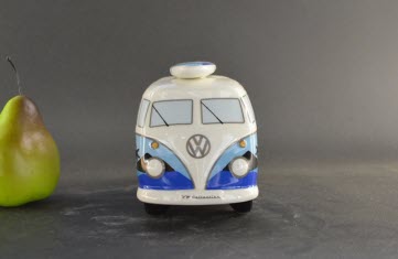 Spaarpot VW T1 Bus Surf – Gelicenseerde VW Spaarpot met Strandmotief en Surfboard