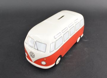 Spaarpot VW T1 Bus Classic Red