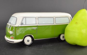 Spaarpot VW T2 Bus, Green – Gelicenseerd VW Product