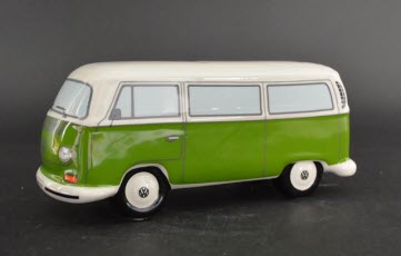 Spaarpot VW T2 Bus, Green – Gelicenseerd VW Product