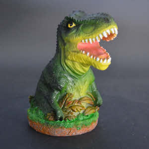 Spaarpot Groene Dinosaurus - Gedetailleerde T-Rex