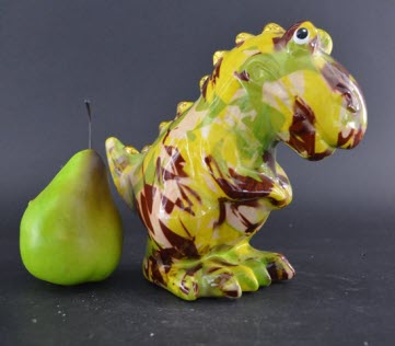 Pomme Pidou M - Spaarpot T Rex Tito, Camouflage Print