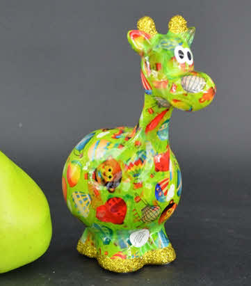 Pomme Pidou R - Spaarpot Giraffe Lola, AirBalloons GardenGreen