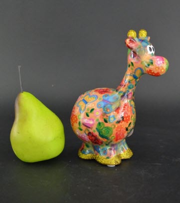 Pomme Pidou R - Spaarpot Giraffe Lola, Venetian Sweet Butterflies