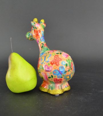 Pomme Pidou R - Spaarpot Giraffe Lola, Venetian Sweet Butterflies