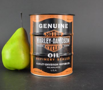 Spaarpot Spaarblik Harley Davidson Oil – Gelicenseerd Olievat Design