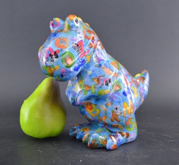 Pomme Pidou M - Spaarpot T Rex Tito, AquaBlue ABC