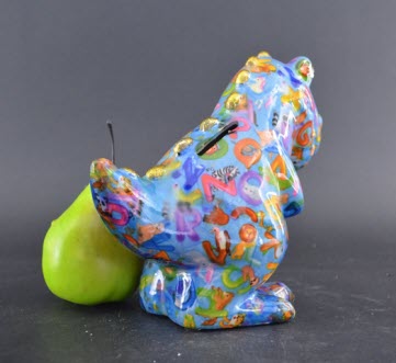 Pomme Pidou M - Spaarpot T Rex Tito, AquaBlue ABC