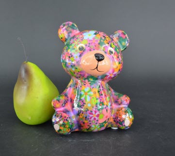 Pomme Pidou R - Spaarpot Teddy Bear Toto, SummerSet PixiePurple