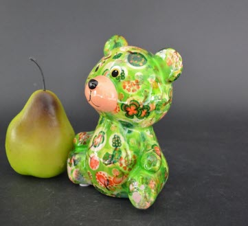 Pomme Pidou R - Spaarpot Teddy Bear Toto, TreeLove GardenGreen