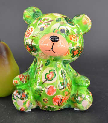 Pomme Pidou R - Spaarpot Teddy Bear Toto, TreeLove GardenGreen