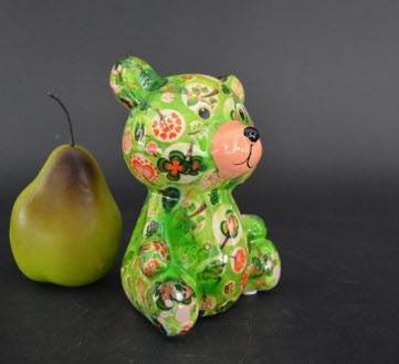 Pomme Pidou R - Spaarpot Teddy Bear Toto, TreeLove GardenGreen