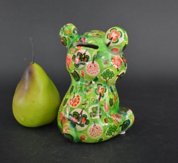 Pomme Pidou R - Spaarpot Teddy Bear Tala, TreeLove GardenGreen