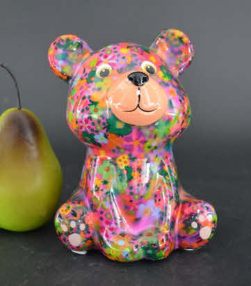 Pomme Pidou R - Spaarpot Teddy Bear Tala, Summerset PixiePurple