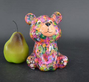 Pomme Pidou R - Spaarpot Teddy Bear Tala, Summerset PixiePurple