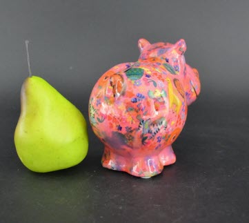 Pomme Pidou R - Spaarpot Hippo Happy, Safari Life PoshPink