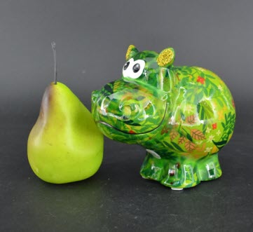 Pomme Pidou R - Spaarpot Hippo Happy, Safari Life PoshPink