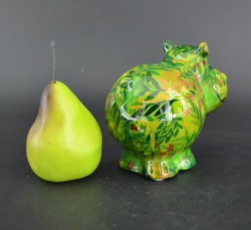 Pomme Pidou R - Spaarpot Hippo Happy, Safari Life PoshPink