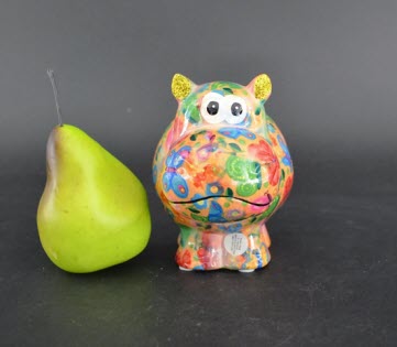 Pomme Pidou R - Spaarpot Hippo Happy, Venetian Sweet Butterflies