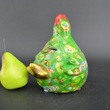 Pomme Pidou M - Spaarpot Chicken Claire, Mad about Green Matryoshkas