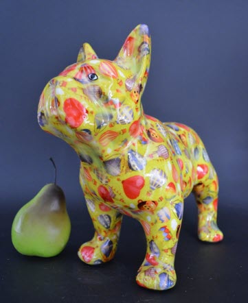 Pomme Pidou L - Spaarpot French Bulldog Jack, AirBalloons GardenGreen 