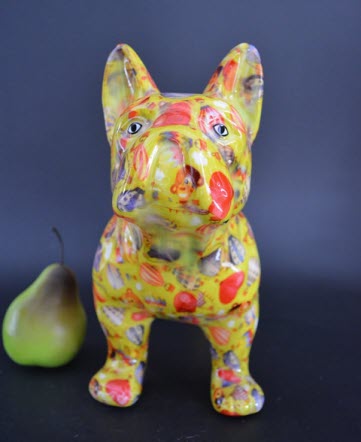 Pomme Pidou L - Spaarpot French Bulldog Jack, AirBalloons GardenGreen 