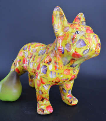 Pomme Pidou - Spaarpot French Bulldog Jack, AirBalloons GardenGreen