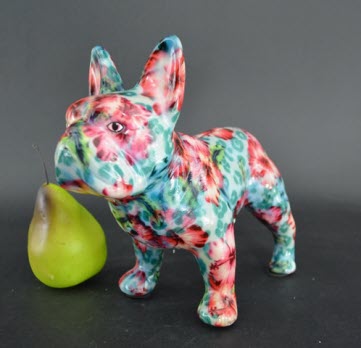 Pomme Pidou M - Spaarpot French Bulldog Jack, Hibiscus Mint Kiss