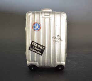 Spaarpot Zilveren Koffer, Adventure Awaits