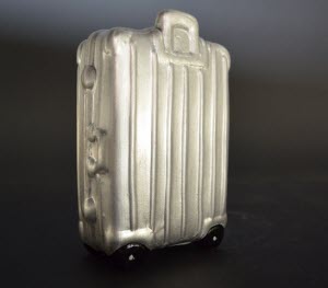 Spaarpot Zilveren Koffer, Adventure Awaits