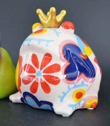 Pomme Pidou M - Spaarpot King Frog Freddy, Blossom Bliss, Rose