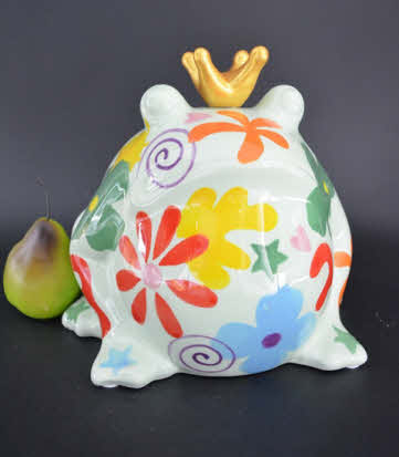 Pomme Pidou L - Decoratie King Frog Freddy, Blossom Bliss, Green