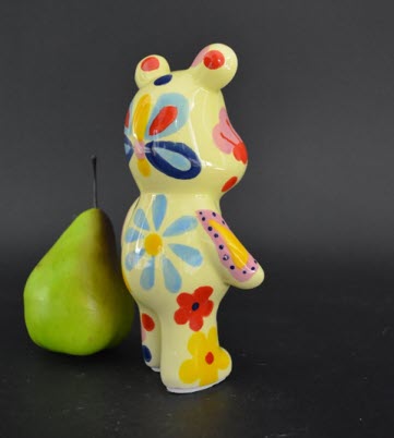 Pomme Pidou M - Decoratie Bear Albert, Blossom Bliss, Yellow