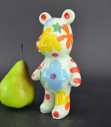 Pomme Pidou M - Decoratie Bear Albert, Blossom Bliss, Green